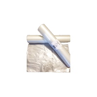 NORDISKT PAPPER AB Avfallspåsar, 50 L, 35 x 85 cm, 30 my, genomskinliga, rulle...