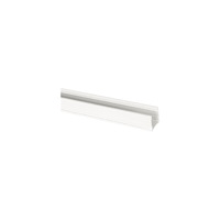 Solar Plus Aluminiumprofil Art High 2m, vitlackerad hög U-profil för in...