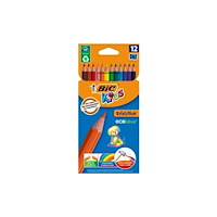 BIC Färgpennor BIC Kids Evolution, färgassorterade, ask med 12 s...