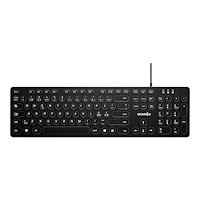 GEAR4U Gear4U KK-10 - tangentbord - round key caps - Nordisk - svart Inmatningsenhet