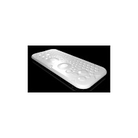 Rittal RITTAL SZ Plastflangeplader, til AX, med membraner, BD: 339x...