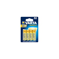 Varta Varta Superlife batteri - 4 x AA-typ - Kolzink