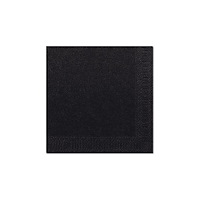 Duni Servett duni, 2-lagig, 33 x 33 cm, svart, förpackning med 12...