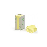 Post-it Post-it® Recycled Notes, Canary Yellow™, 16 blokke, 76 mm x...