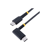 StarTech.com StarTech 1ft (30cm) USB C Charging Cable Right Angle, 60W PD 3A, Heavy Duty Fast Charge USB-C Cable, USB 2.0 Type-C, Dur...