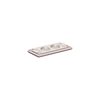 ABB Fibox MB 10861 SET Kabelgenomföringsplatta med prägling Poly...