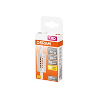 LEDVANCE OSRAM LED SLIM LINE - LED-glödlampa - form: majs - klar finish - R7s - 7 W - varmt vitt ljus - 2700 K