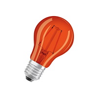 LEDVANCE OSRAM LED STAR Décor Classic A - LED-glödlampa - form: A60 - E27 - 2.5 W - orange lampa - 1500 K