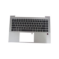 HP HP - ersättningstangentbord för bärbar dator - med pekpinne, ClickPad - internationell engelska - med övre skydd Inmatni...