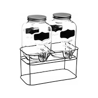 Usorteret Secret de Gourmet Dubbel dryckesautomat på stativ, 4L x 2 st...