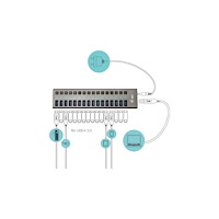 i-tec i-Tec USB 3.0 Charging HUB 16 port + Power Adapter 90 W - hubb - 16 portar