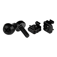 StarTech.com StarTech.com M5 x 12mm Screws and Cage Nuts - 100 Pack - M5 Mounting Screws and Cage Nuts for Server Rack and Cabinet -...