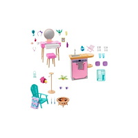 MATTEL Mattel Barbie Furniture + decorations, Getting ready at the...