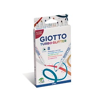 Giotto Giotto Glimmer Tusser (Turbo Glitter) med 8 färger