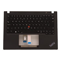 Lenovo Sunrex - ersättningstangentbord för bärbar dator - med Trackpoint - QWERTY - brittisk - svart - med övre skydd Inmatning...