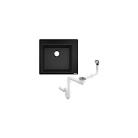 HANSGROHE hansgrohe SilicaTec granit köksbänk S510-F450 med avloppssat...