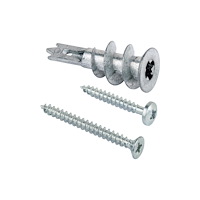 Fischer Fischer GKM 12, Kit med skruv och väggplugg, Betong, Metall,...