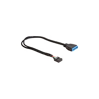 DeLOCK Delock - USB-internkabel - 9-stifts USB-överdel till 19-stifts USB 3.0-kontakt - 30 cm