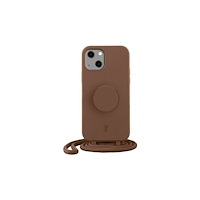 Just Elegance Just Elegance Case JE PopGrip iPhone 13 6.1" brown/brown sug...