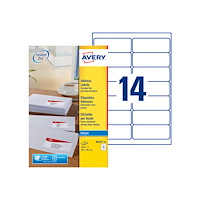 AVERY Avery - adresslappar - 350 etikett (er) - 99.1 x 38.1 mm