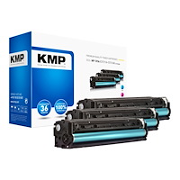 KMP KMP MULTIPACK H-T171CMY - 3-pack - gul, cyan, magenta - kompatibel - tonerkassett (alternativ för: HP 131A, HP CF211A, H...