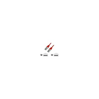 M-Cab M-CAB Premium - patch-kabel - 50 cm - röd