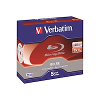 VERBATIM Verbatim - BD-RE x 5 - 25 GB - lagringsmedier