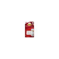 3M Command - självhäftande hook-and-loop-fästanordning - mini - 22 x 11 x 30 mm - vit (paket om 3)