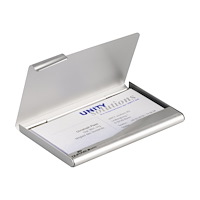 Durable DURABLE visitkortshållare - 20 kort - aluminium - silver