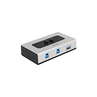 DeLOCK Delock Switch USB 3.0 2 port manual bidirectional - USB-växel - 2 portar
