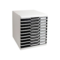 EXACOMPTA Exacompta MODULO Classic - lådskåp - för A4 Plus - svart