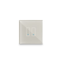 Iotty Iotty Smart Switch Double Button Tempered Glass Front Panel...