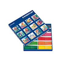 STAEDTLER STAEDTLER Noris Club 325 - fiberspetspenna - svart, röd, blå, grön, ljusblå, gul, orange, violett, magenta, grå, pilgrön...