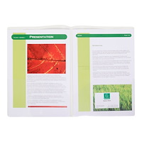 EXACOMPTA Exacompta - fickmapp - för A4 - kristall (paket om 10)