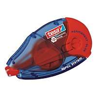 tesa Tesa - limrulle - 8.4 mm x 14 m - röd - plast, PET