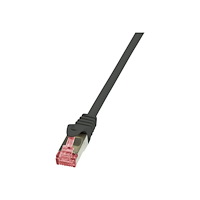 2direct LogiLink PrimeLine - patch-kabel - 50 cm - svart
