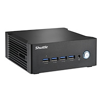 Shuttle Computer Group Shuttle XPC nano NA10H7 - mini-PC - AI Ready - Ryzen 7 8845HS 3.8 GHz - 0 GB - ingen HDD