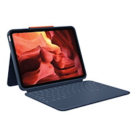Logitech Logitech Rugged Combo 4 - tangentbord och foliefodral - QWERTY - hela norden - klassisk blå Inmatningsenhet