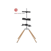 One for All One For All WM 7476 ställ - stativ - för platt panel - ek, silvergrå