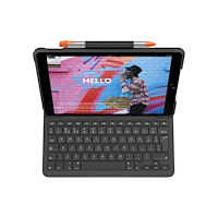 Logitech Logitech Slim Folio - tangentbord och foliefodral - QWERTZ - tysk - grafit Inmatningsenhet