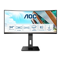 AOC AOC Pro-line CU34P2A - P2 Series - LED-skärm - böjd - 34"