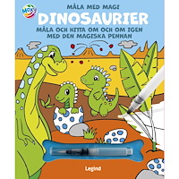 Legind A/S Måla med vatten : Dinosaurier (inbunden)