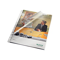 LEITZ Plastficka leitz, öppen på sidan och i toppen, a4, låda med...