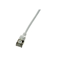 2direct LogiLink SlimLine - patch-kabel - 30 cm - grå, RAL 7035