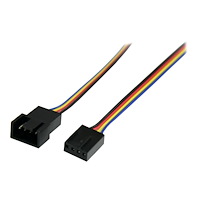 StarTech.com StarTech.com 12in 4 Pin Fan Power Extension Cable - M/F - Fan power extension cable - 4 pin PWM (M) to 4 pin PWM (F) - F...