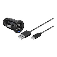Goobay goobay strömadapter för bil - 4 stifts USB 2.0-rubrik