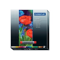 STAEDTLER STAEDTLER karat - färgkrita - svart, röd, blå, grön, violett, magenta, ljusorange, grå, olivgrön, vit, hookersgrön, Van...