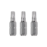 kwb kwb 121240, 3 styck, Torx, T40, Stål, 25 mm, 25,4 / 4 mm (1...
