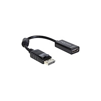 DeLOCK Delock Adapter Displayport male > HDMI female - videokort - DisplayPort / HDMI - 12.5 cm