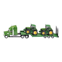 SIKU Siku Farmer - Low Loader With John Deere Tractors